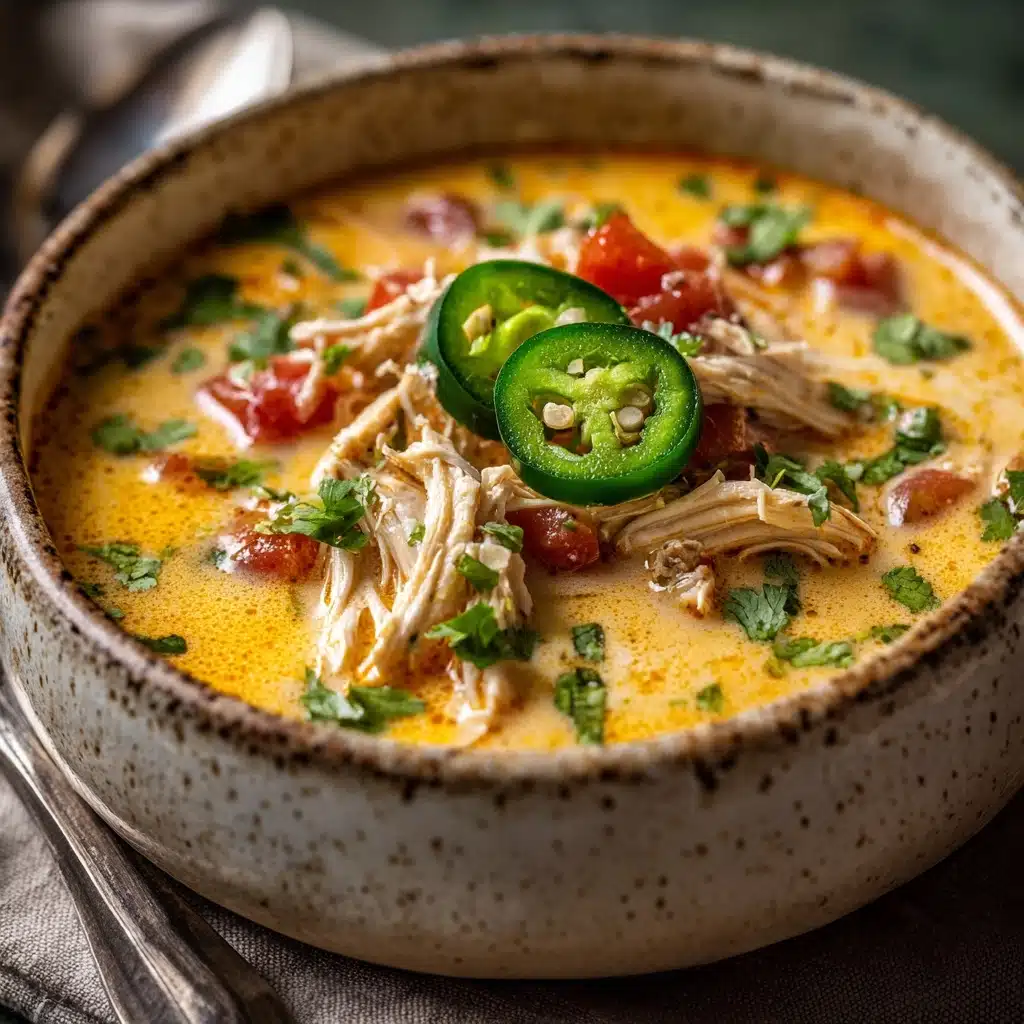 Spicy Jalapeño Popper Chicken Soup Recipe - Recipe Image
