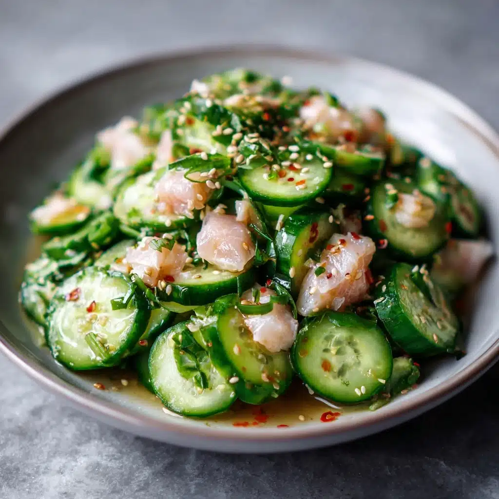 Avocado Tuna Cucumber Salad Recipe - Recipe Image
