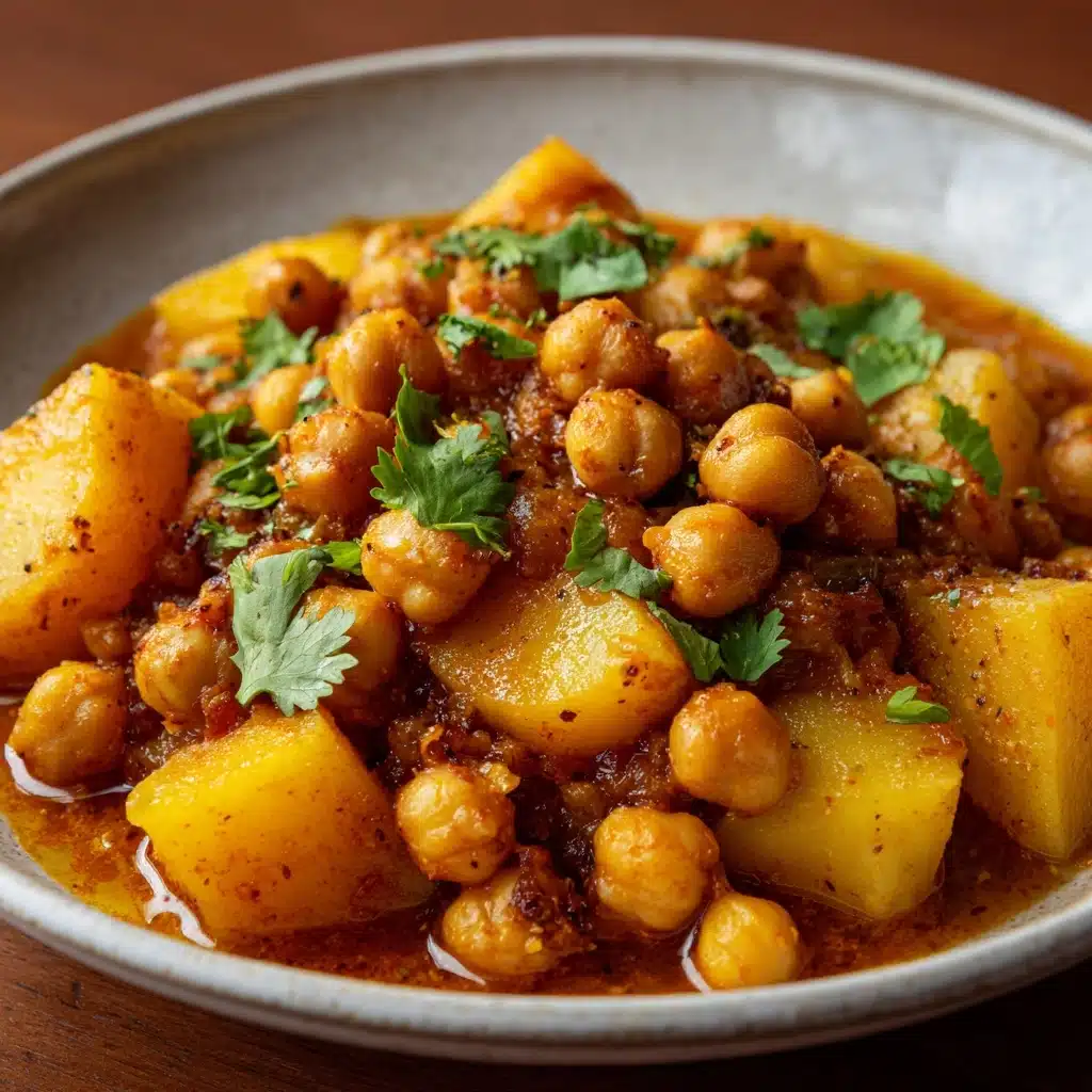 Chickpea & Potato Curry Recipe - Recipe Image