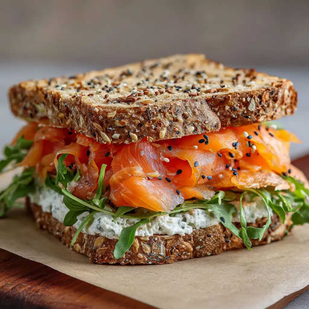 Smoked Salmon Sandwich Recipe - Recipe Image