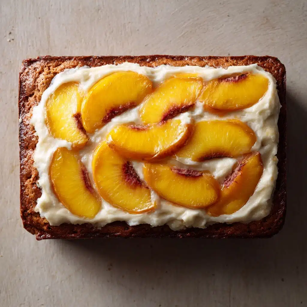 Peaches and Cream Cheese Loaf Recipe - Recipe Image