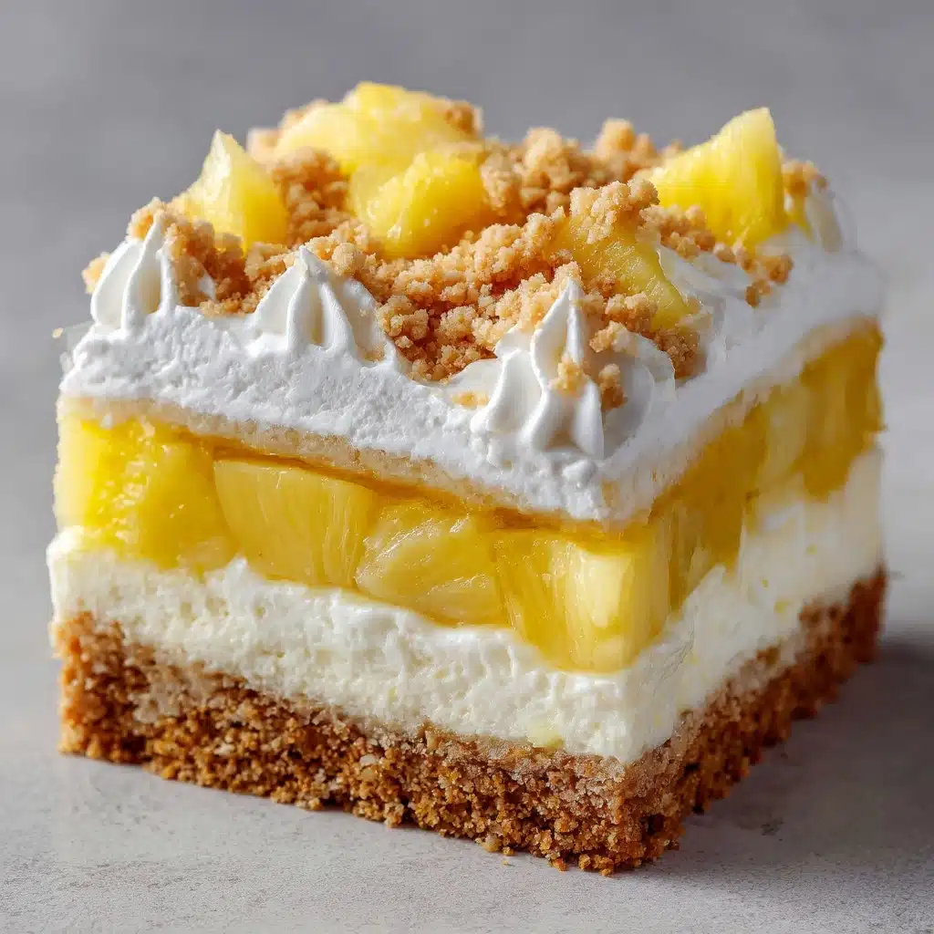 Tropical Pineapple Paradise Pie Recipe - Recipe Image