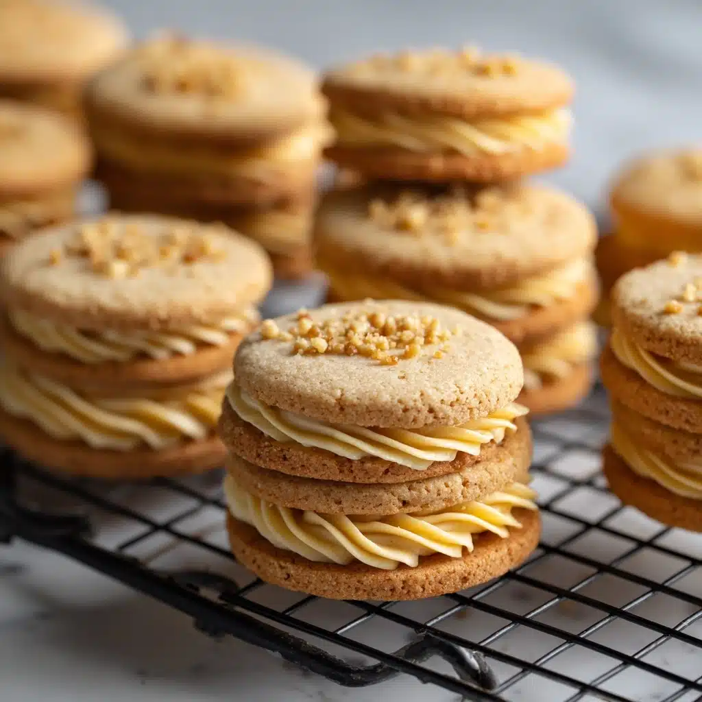 Pistachio Latte Sandwich Cookies Recipe - Recipe Image