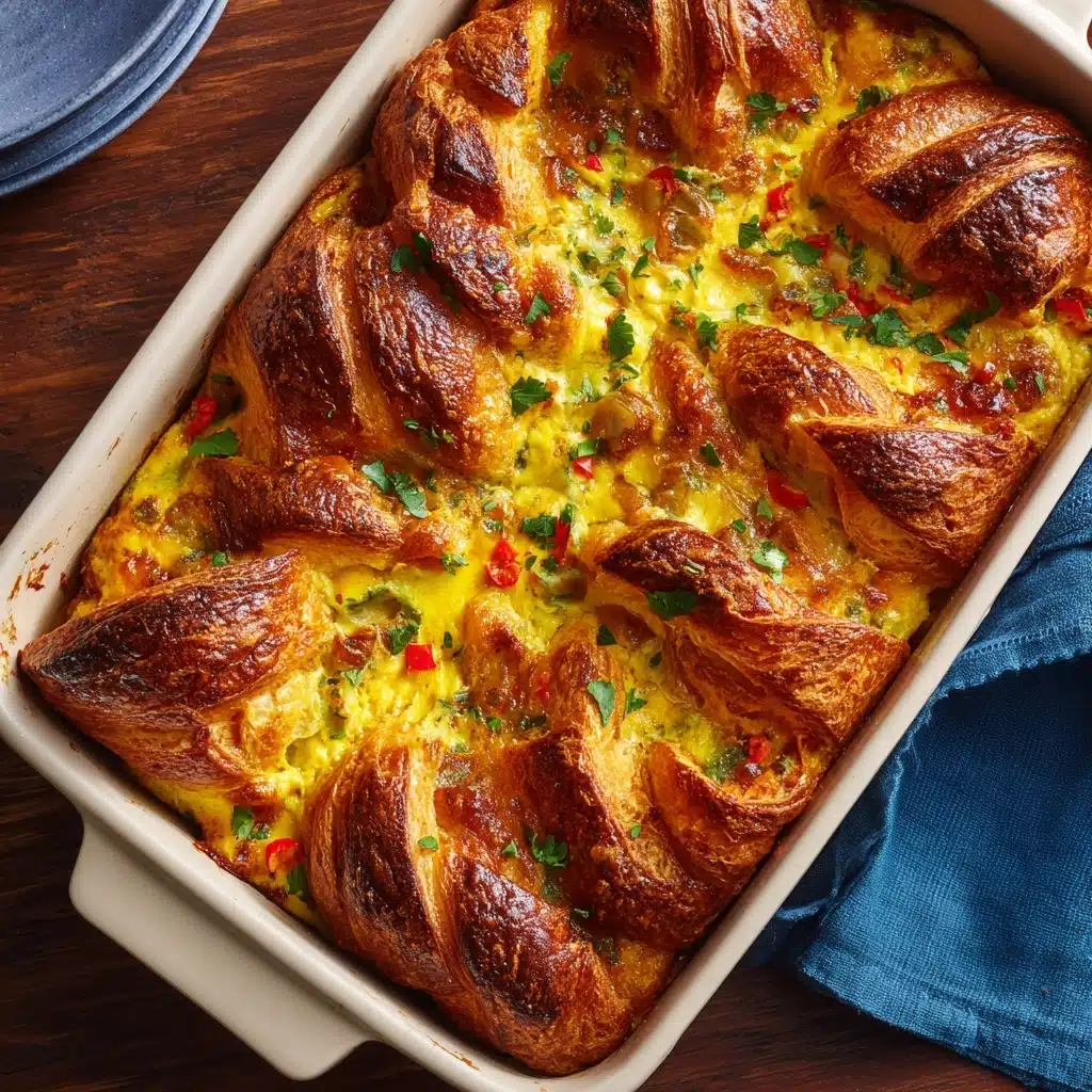 Croissant Breakfast Casserole Recipe - Recipe Image