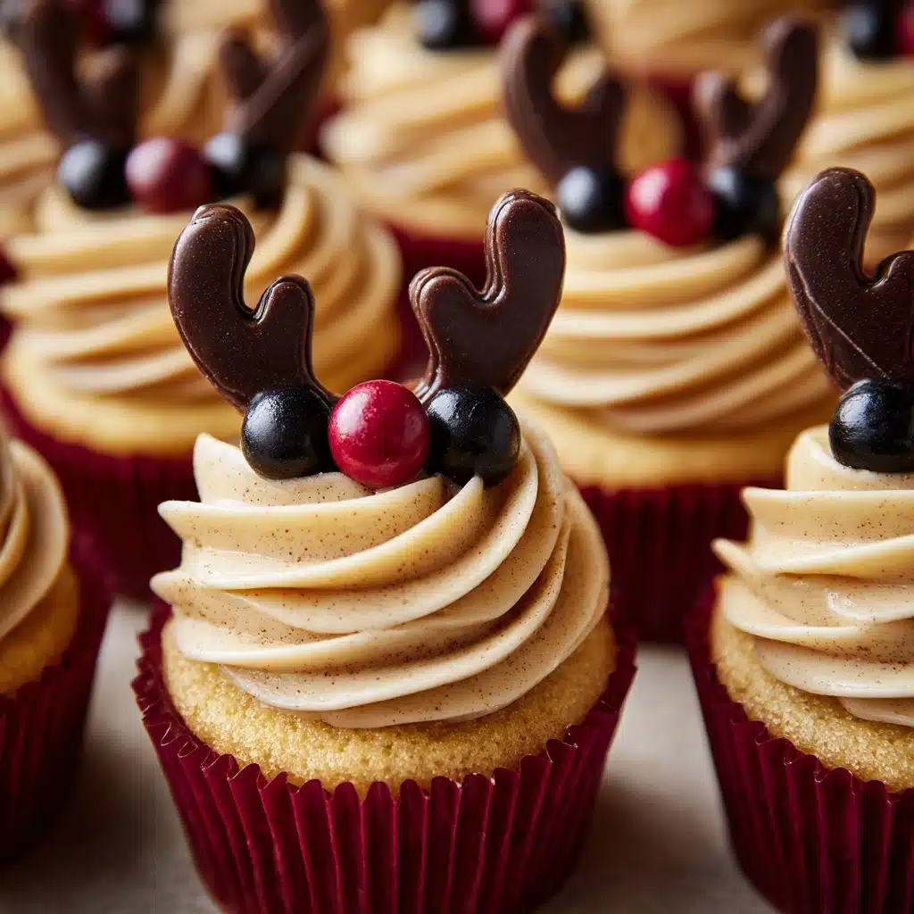 Easy Reindeer Cupcakes Recipe - Recipe Image