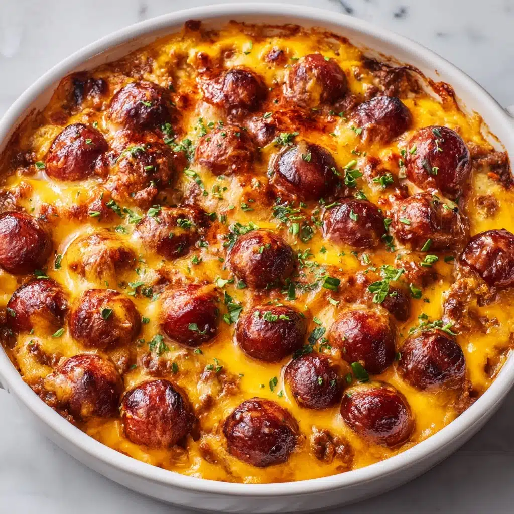 Chili Cheese Dog Casserole Recipe - Recipe Image