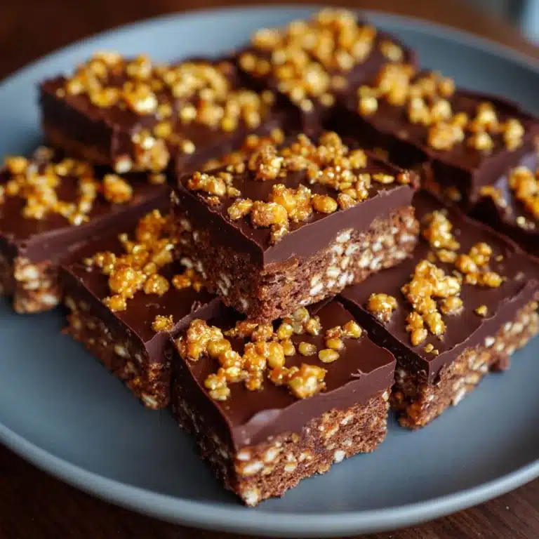 Caramel Chocolate Crunch Bars Recipe
