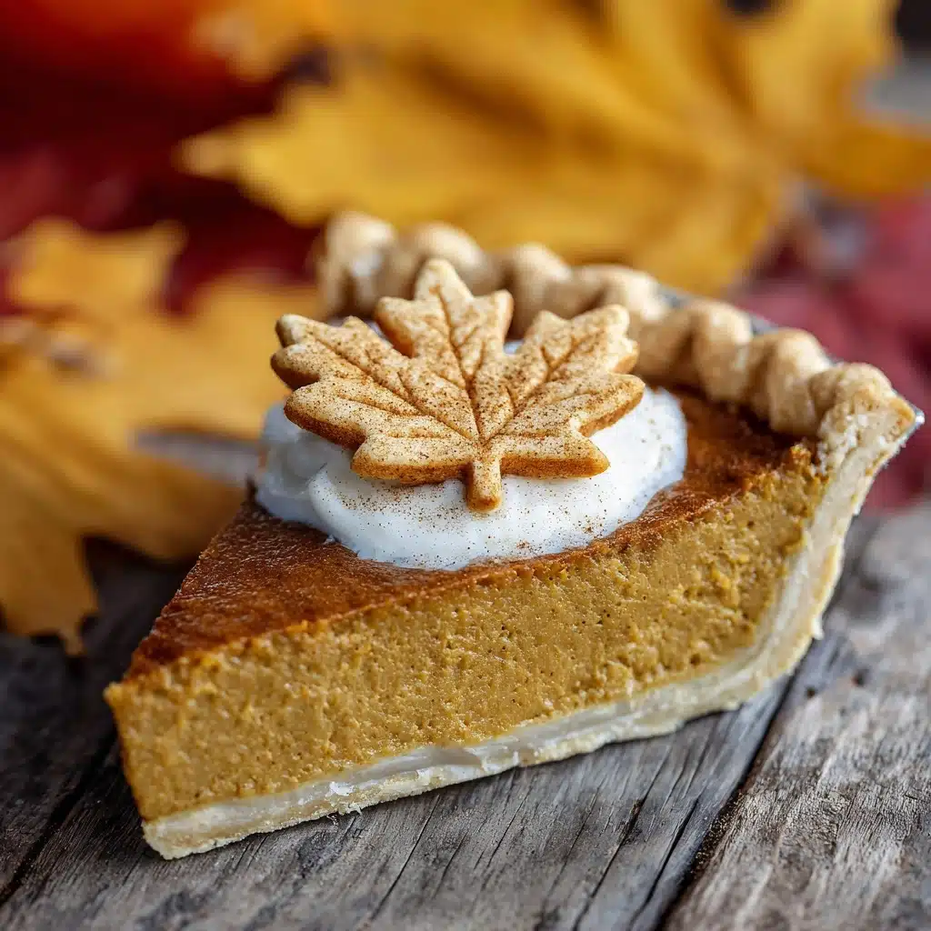 Easy Pumpkin Pie from Scratch with Flaky Crust Recipe - Recipe Image