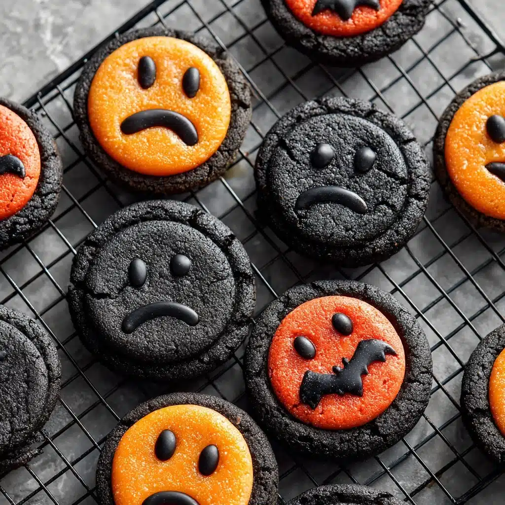 Dark Chocolate Halloween Cookies Recipe - Recipe Image