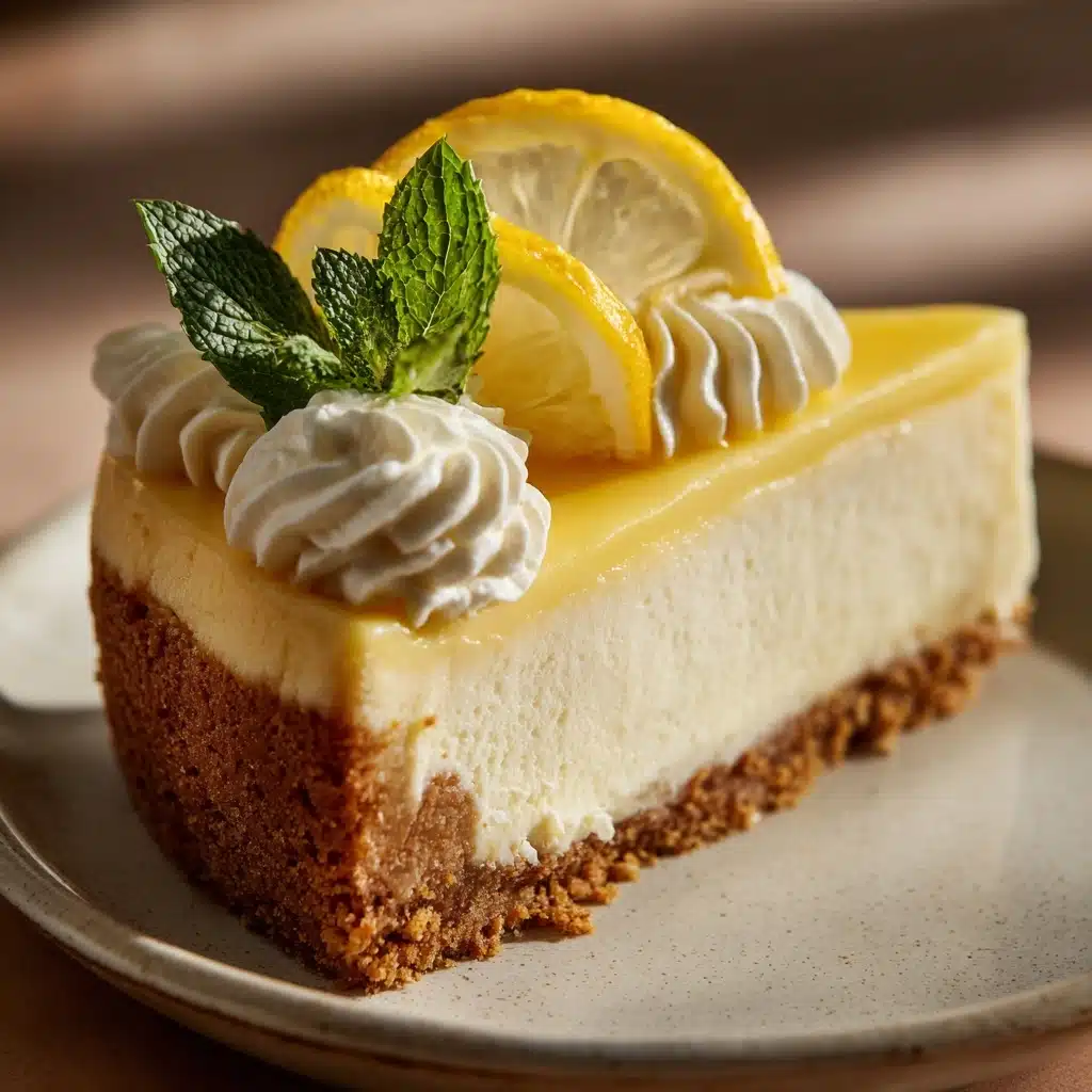 Luscious Lemon Cheesecake Recipe