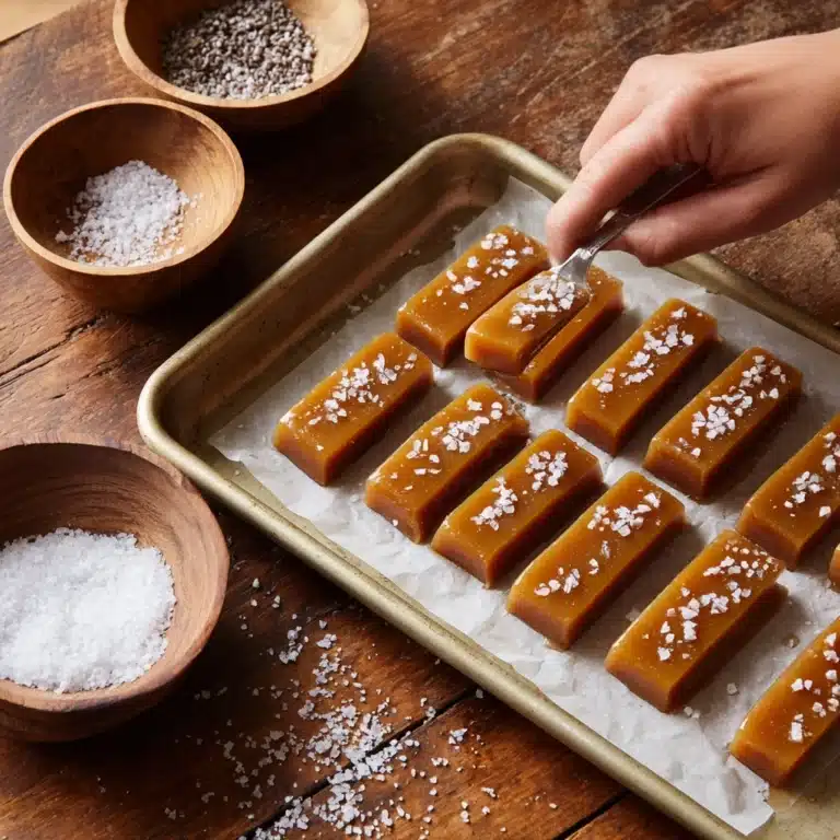 Easy Salted Caramels Recipe