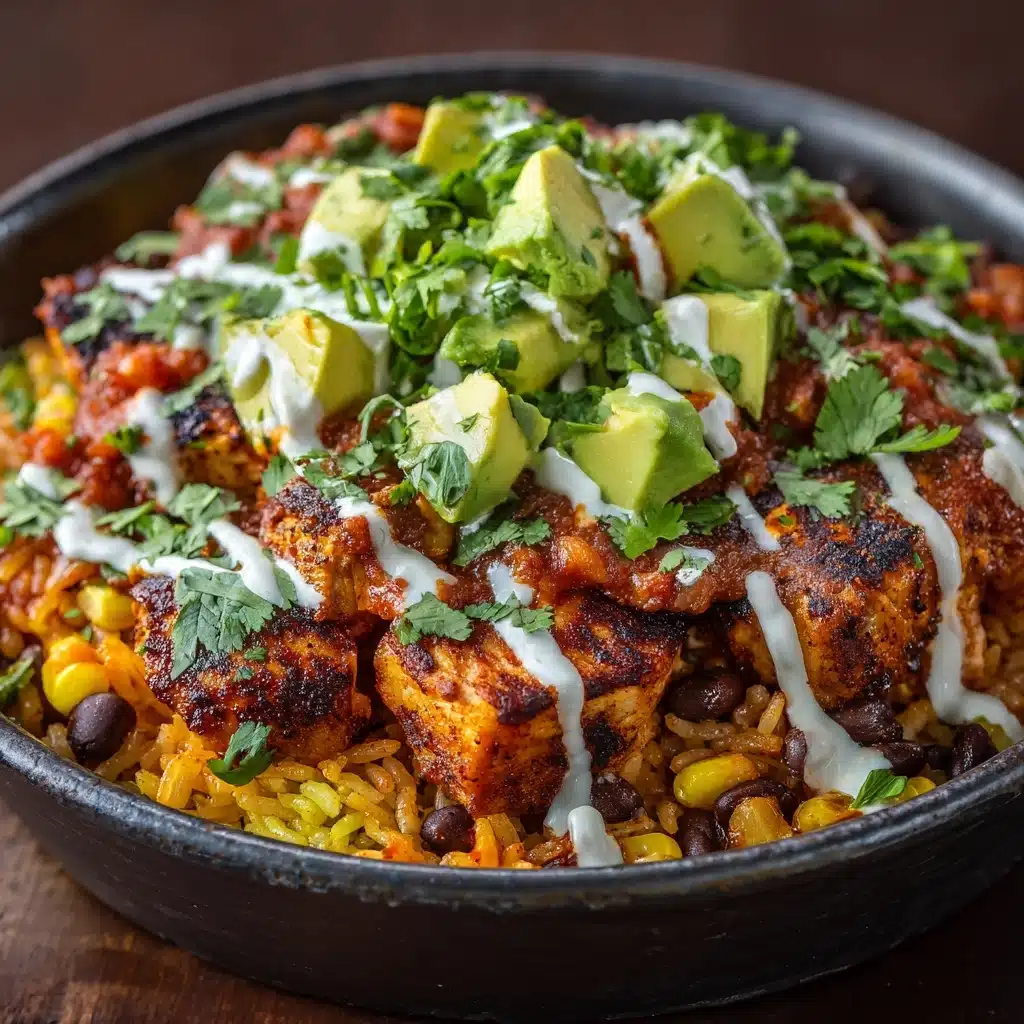 Loaded Street Corn Chicken Rice Bowl Recipe - Recipe Image