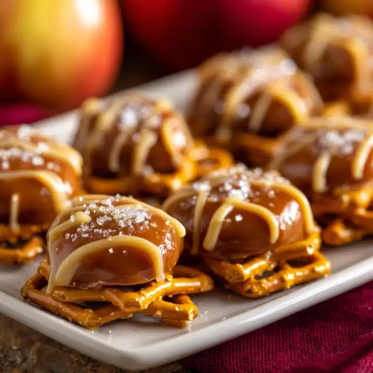 Caramel Apple Pretzel Bites Recipe