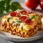 Hearty Pizza Casserole Pie Recipe