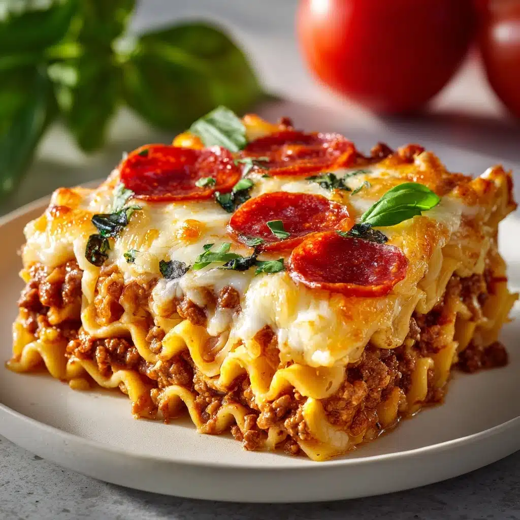 Hearty Pizza Casserole Pie Recipe
