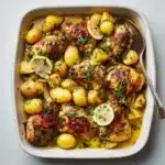 Lemon Greek Chicken and Potatoes Recipe