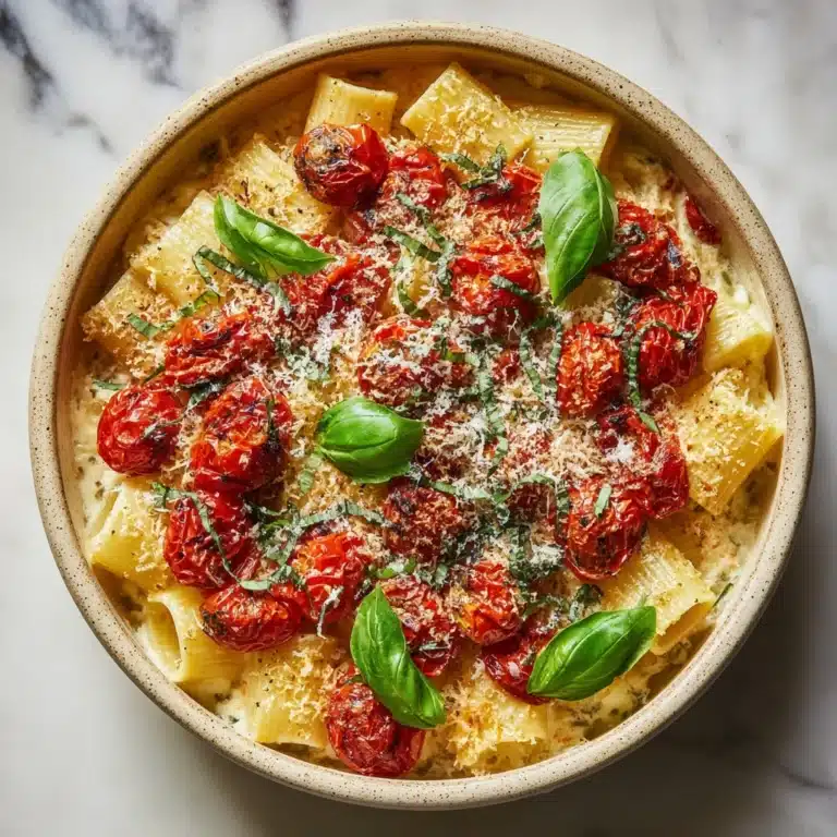 Roasted Tomato and Garlic Ricotta Pasta Recipe