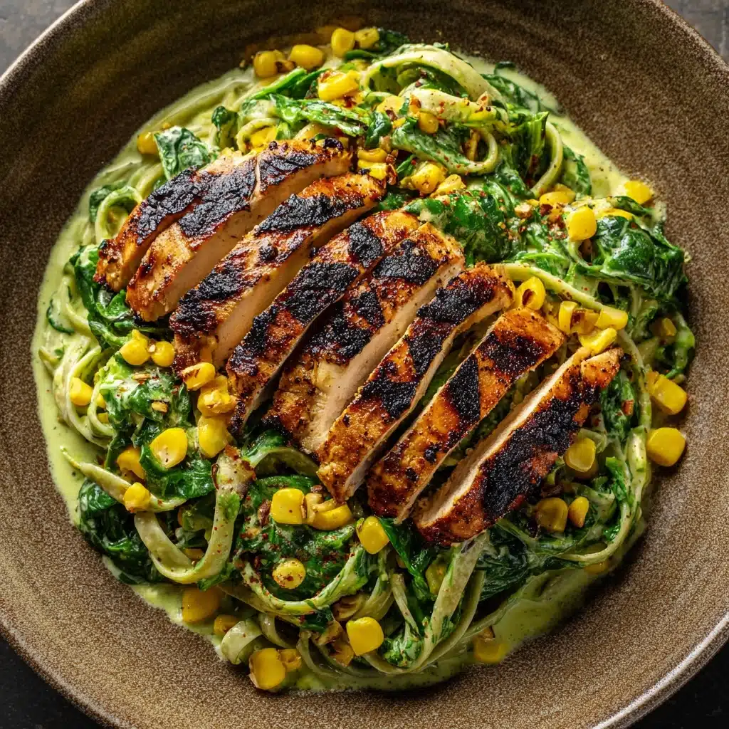 Creamy Roasted Poblano Pasta Recipe
