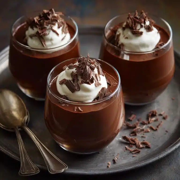Chocolate Pots de Crème Recipe