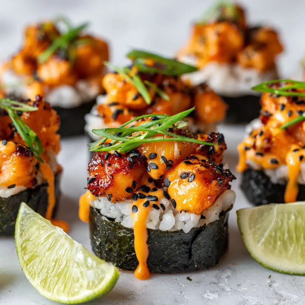 Easy Salmon Sushi Bake Cups Recipe