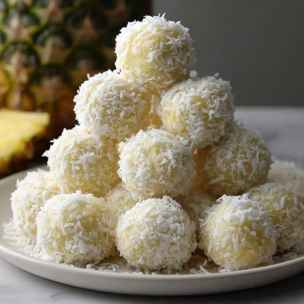 Pineapple Christmas Balls Recipe - Recipe Image