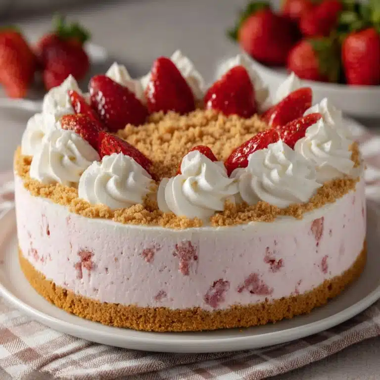 Strawberry Crunch Cheesecake Recipe