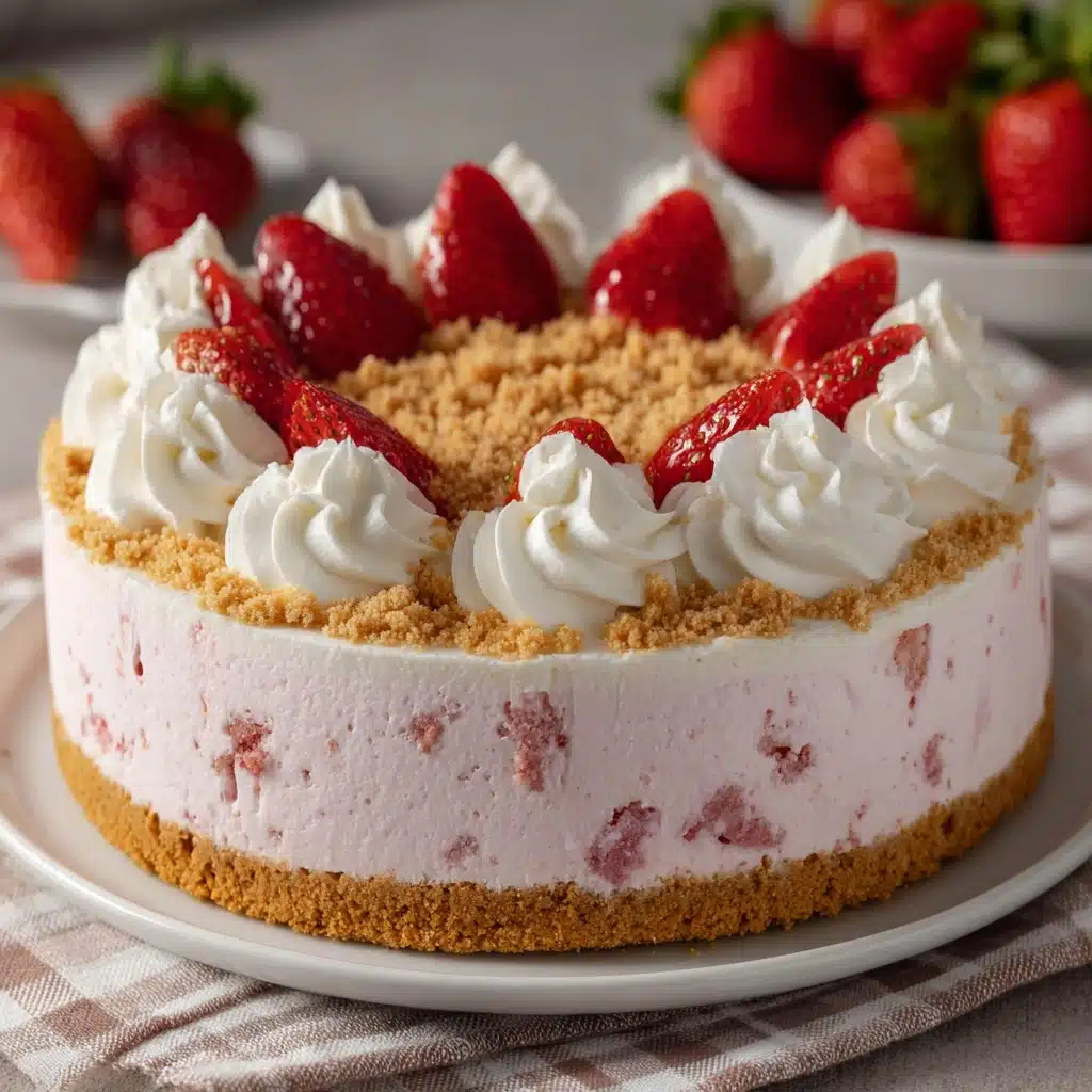 Strawberry Crunch Cheesecake Recipe