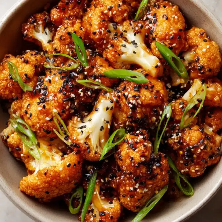 Sweet and Spicy Baked Cauliflower Recipe