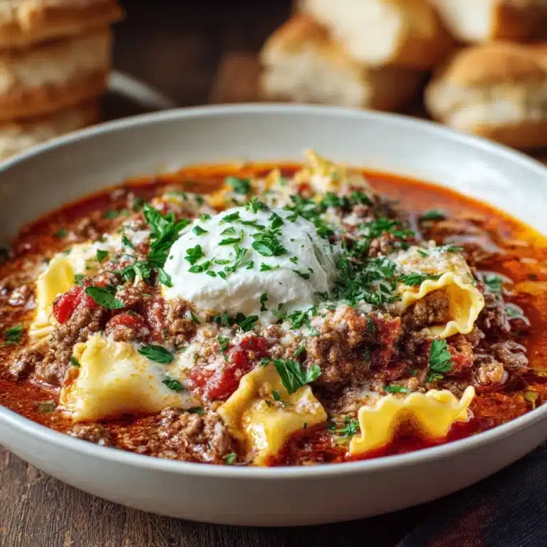 Crockpot Lasagna Soup Recipe