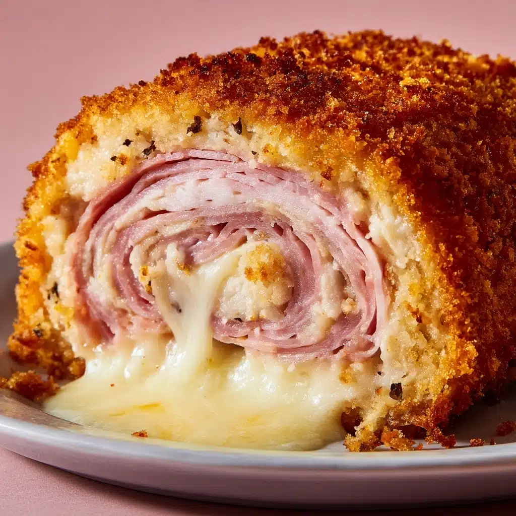 Savory Chicken Cordon Bleu Stromboli Recipe