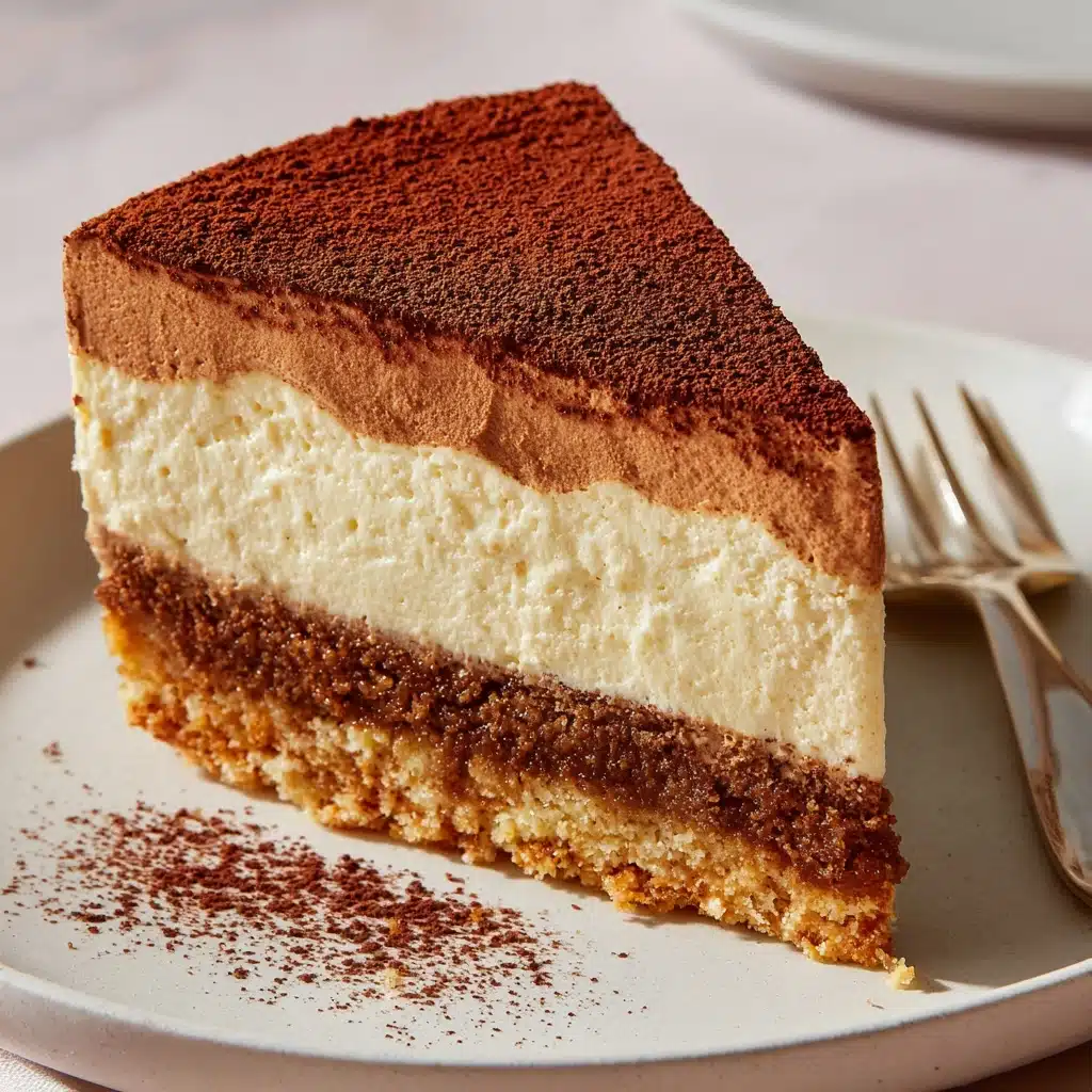 Tiramisu Japanese Cotton Cheesecake Recipe - Recipe Image