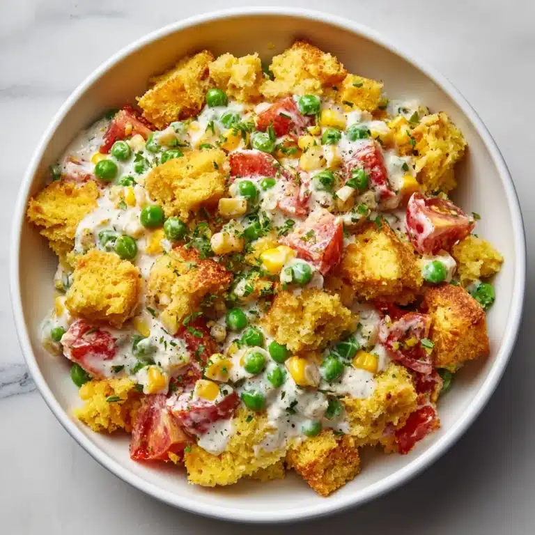 Potluck Cornbread Salad Recipe