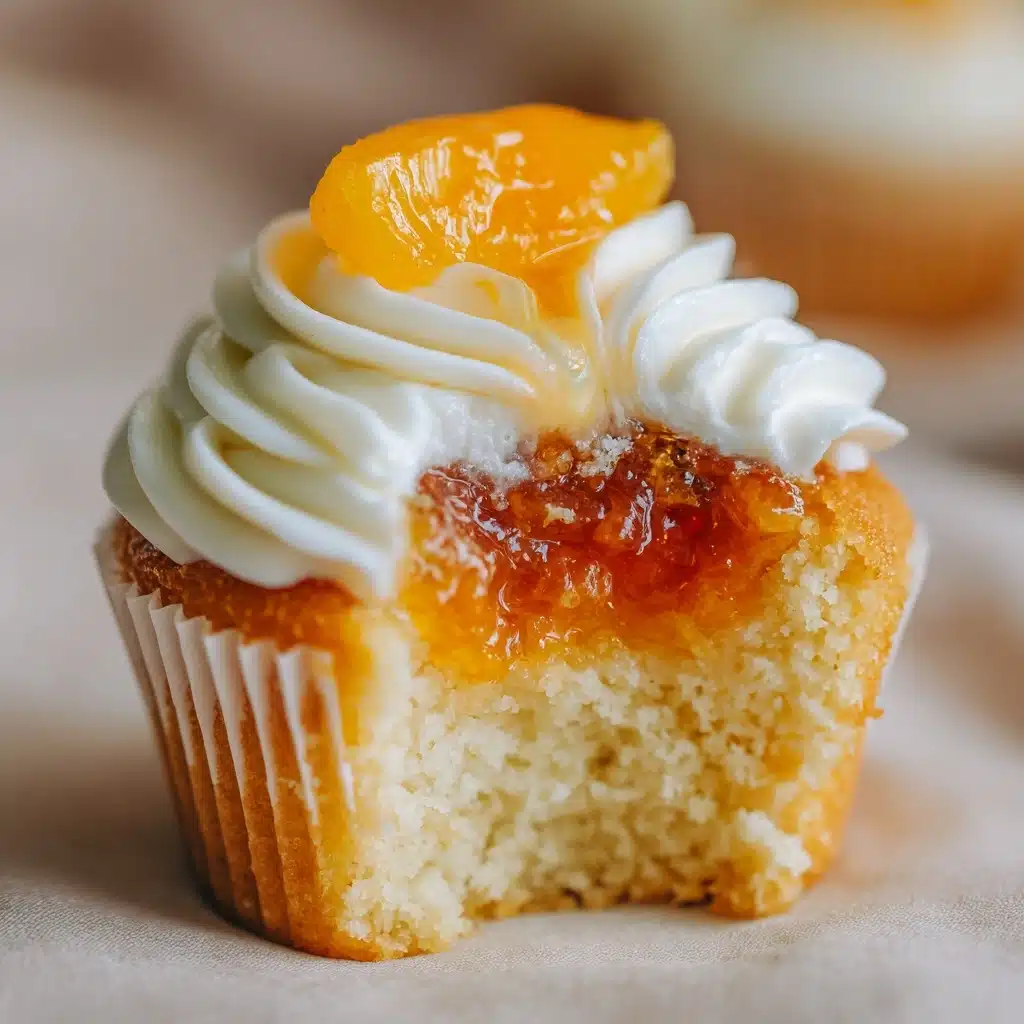 Honey Peach Cream Cheese Cupcakes Recipe