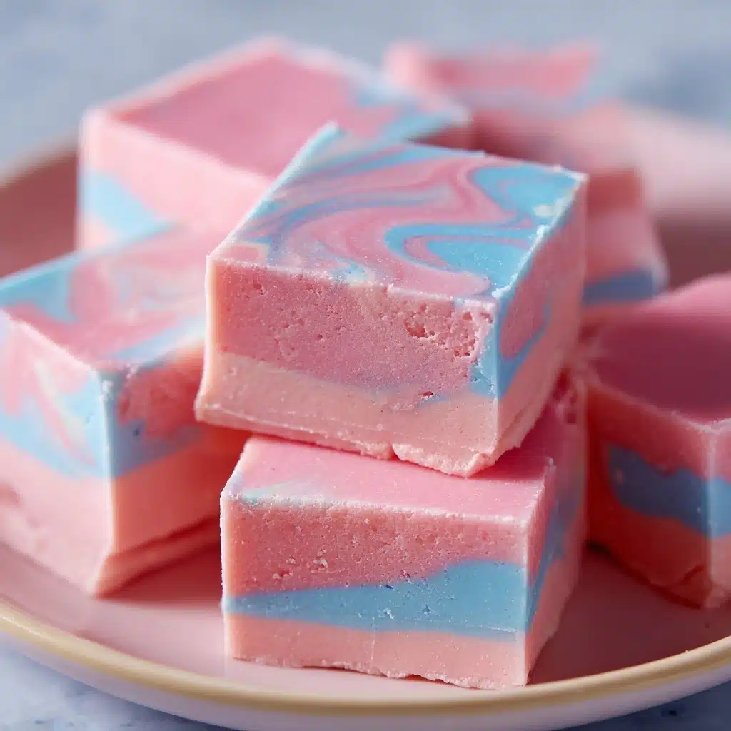 Homemade Cotton Candy Fudge Recipe