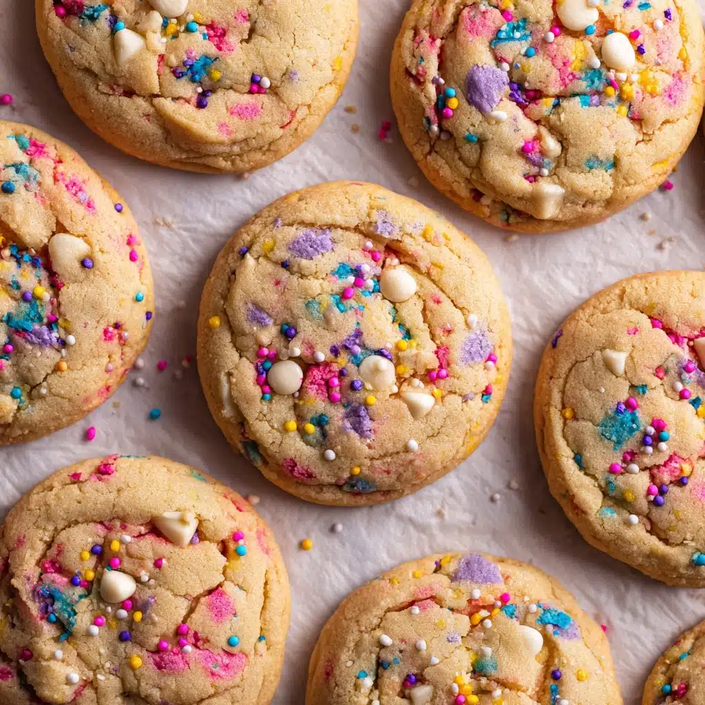 White Chocolate Confetti Cookies Recipe - Recipe Image