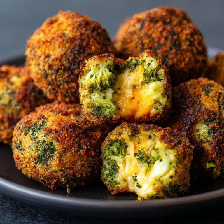 Baked Broccoli Cheese Balls Recipe