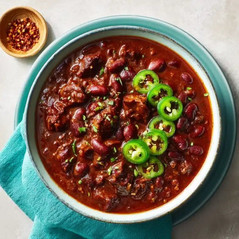Short Rib and Chorizo Chili Recipe