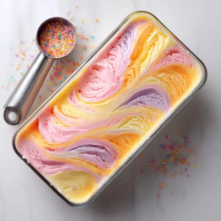 Jello Rainbow Sherbet Ice Cream Recipe