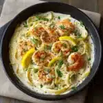 Creamy Lemon Parmesan Shrimp Recipe
