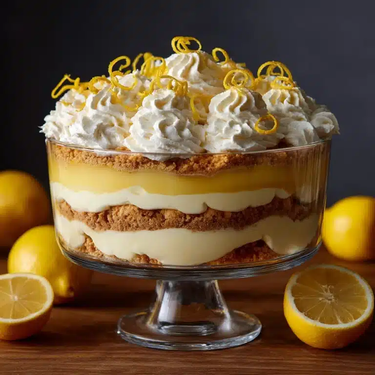 Outrageous Lemon Lovers Trifle Recipe