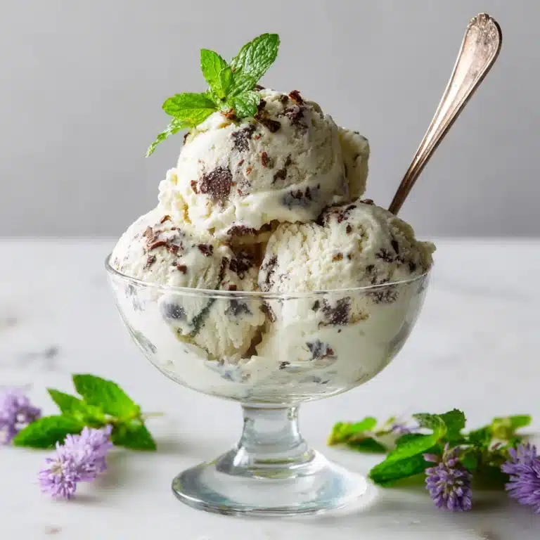 Homemade Mint Chocolate Chip Ice Cream Recipe