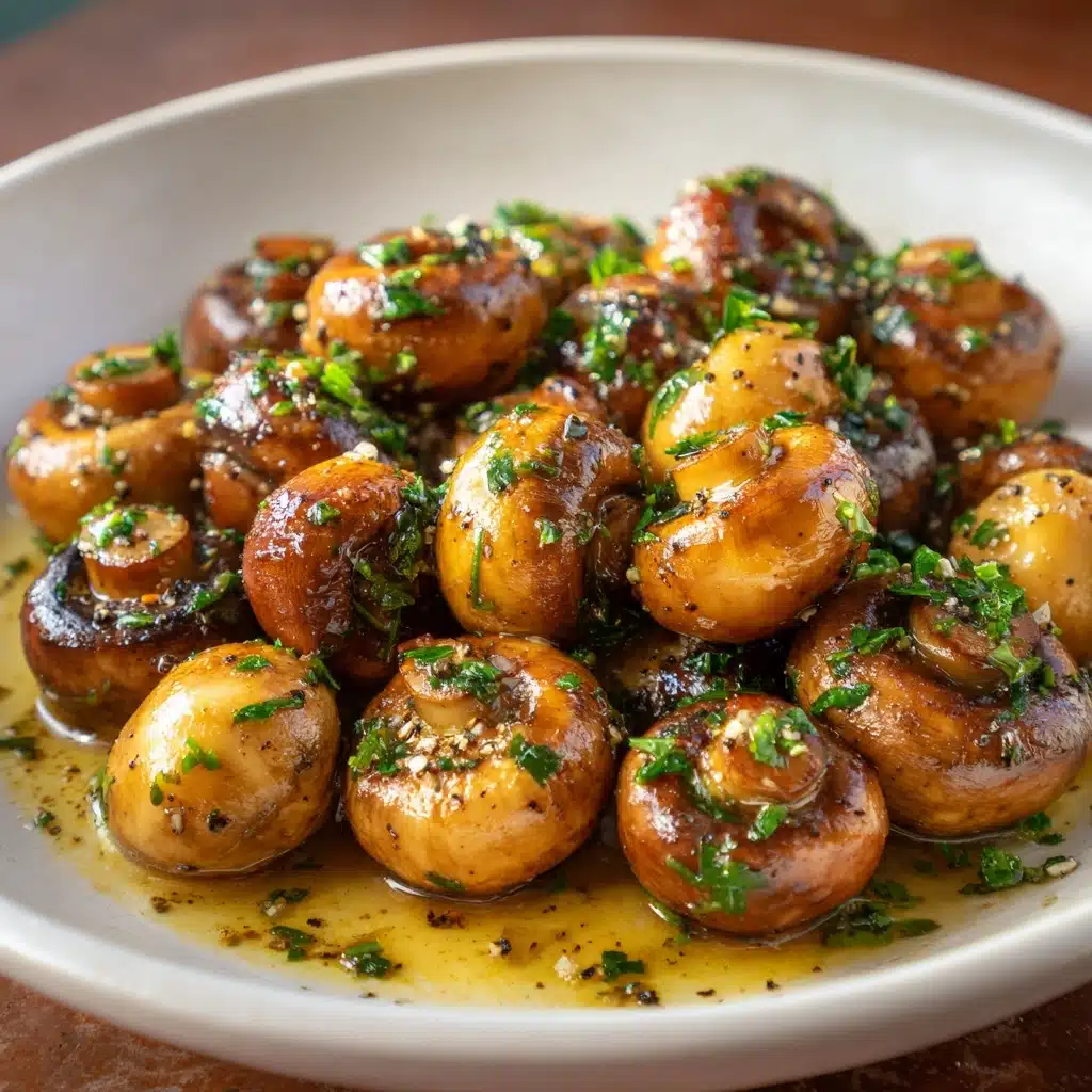 Honey and Garlic Roasted Mushrooms Recipe - Recipe Image