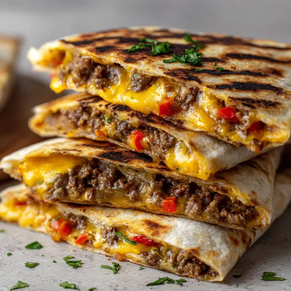 Cheeseburger Wraps Recipe - Recipe Image