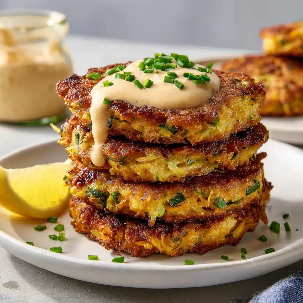 Crispy and Easy Zucchini Fritters Recipe - Recipe Image