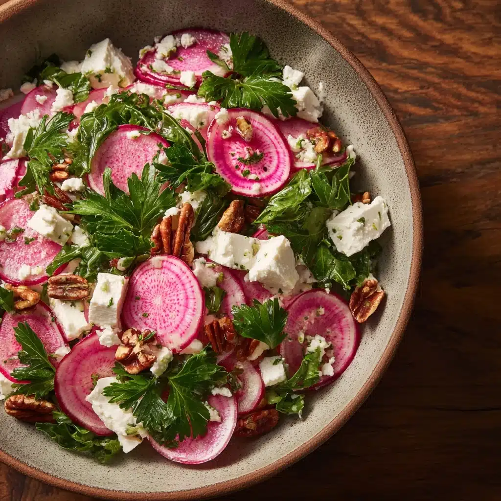 Herb and Radish Salad with Feta and Walnuts Recipe - Recipe Image