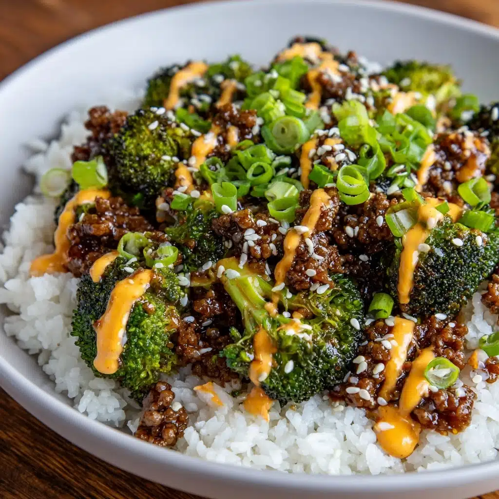 Teriyaki Ground Beef & Broccoli Bowl Recipe - Recipe Image