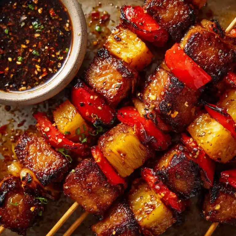 BBQ Pineapple Chicken Kabobs Recipe