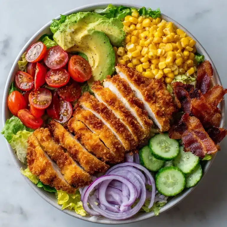 Honey Mustard Crispy Chicken Salad Recipe