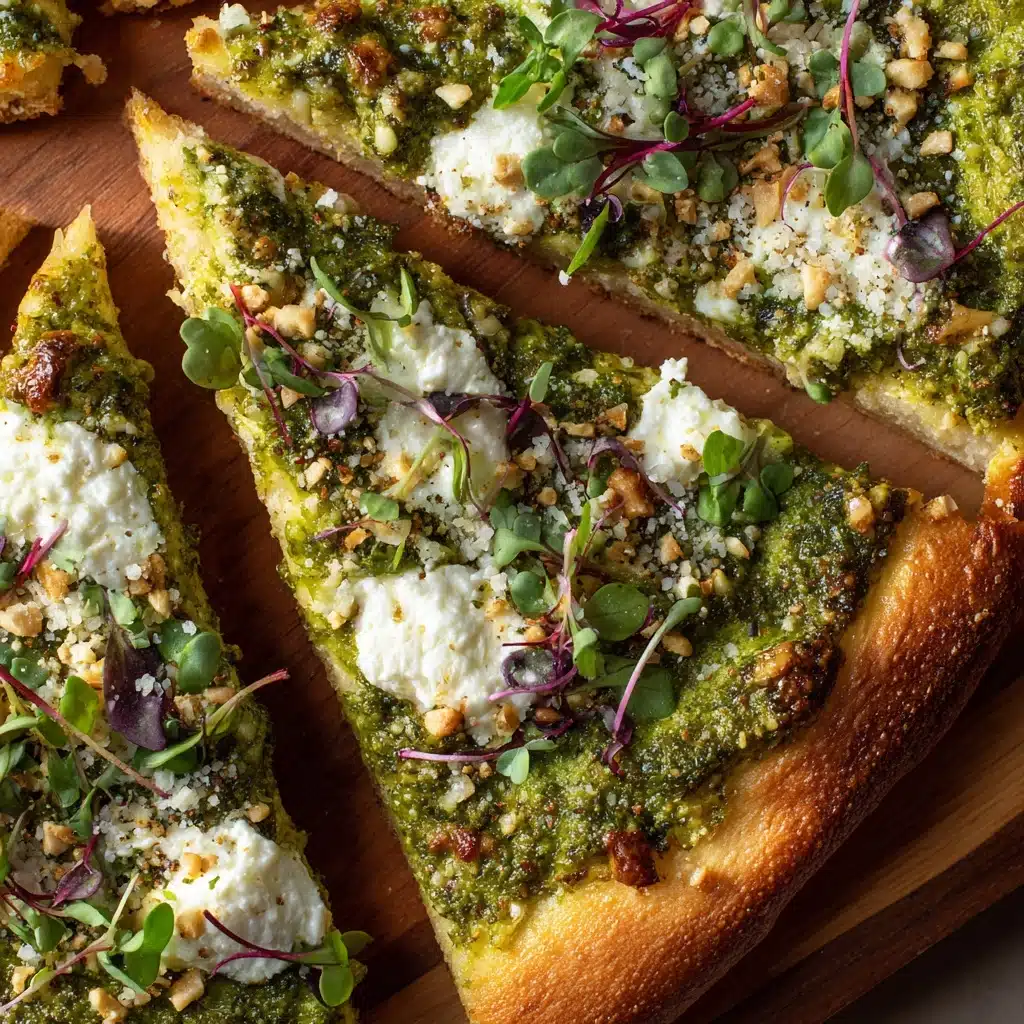 Pistachio Pesto Pizza Recipe - Recipe Image