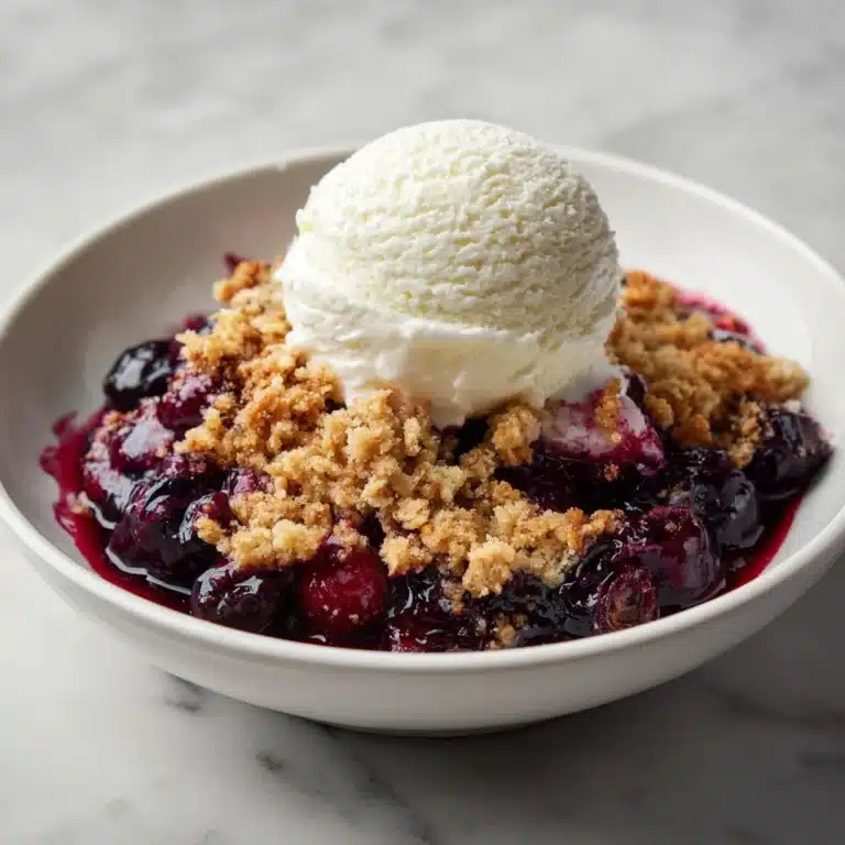 Blueberry Crisp Recipe